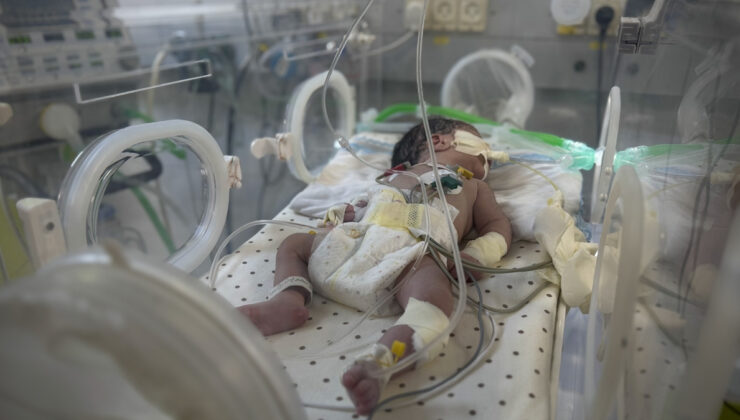 İsrail saldırısında ölen Filistinli kadının karnındaki bebek kurtarıldı