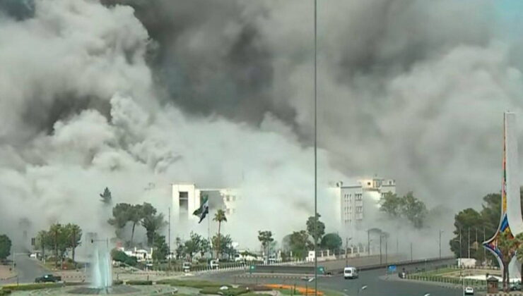 İsrail’den Şam’a peş peşe saldırılar: Savunma Bakanlığı ve Cumhurbaşkanlığı Sarayı yakını bombalandı