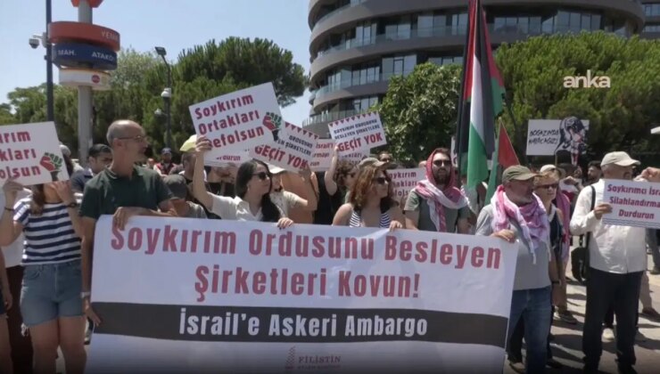 İsrail’e askeri teknoloji sağlayan şirketlerin olduğu fuarı protesto etmişlerdi…  12 kişiye tutuklama talebi