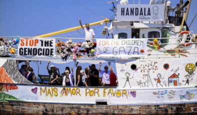 İsrail’in alıkoyduğu Hanzala gemisindeki aktivistler açlık grevinde