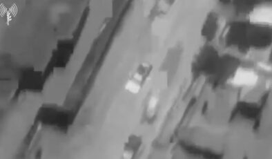 İsrail’in Suriye’ye yönelik saldırısının görüntüleri ortaya çıktı