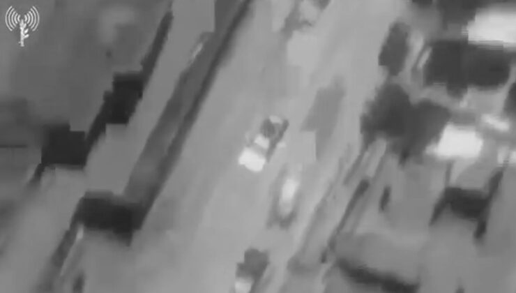 İsrail’in Suriye’ye yönelik saldırısının görüntüleri ortaya çıktı