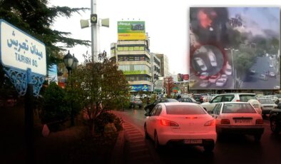 İsrail’in Tahran’da sivilleri hedef aldığı görüntüler ortaya çıktı