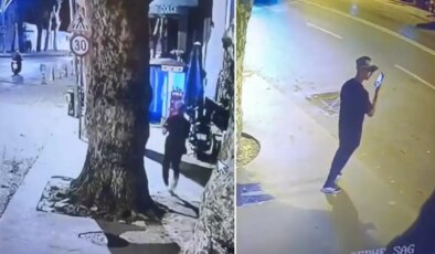 İstanbul’da restorana molotoflu saldırıda yeni görüntüler: Önce kayıt aldı, sonra molotof attı!