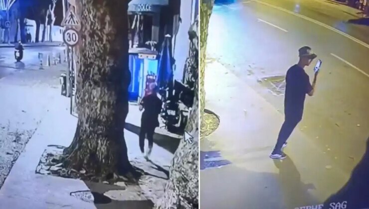 İstanbul’da restorana molotoflu saldırıda yeni görüntüler: Önce kayıt aldı, sonra molotof attı!