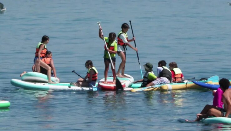 İstanbul’da sıcak havadan bunalanlar sahillere akın etti