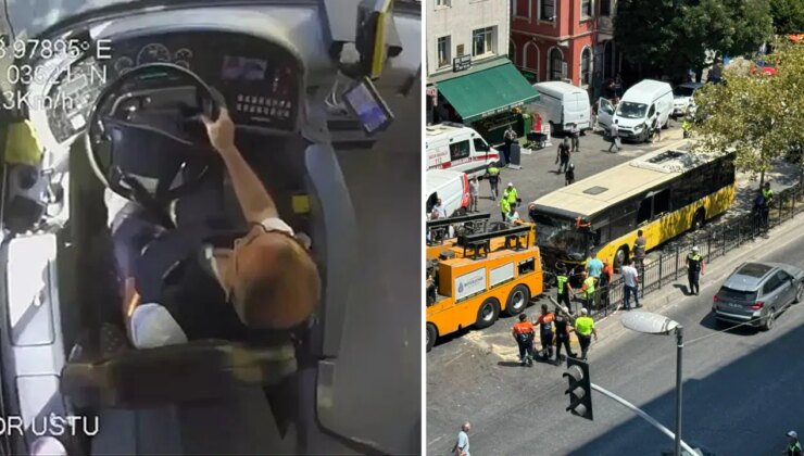 İstanbul’un kalbini kilitleyen kaza! Beyoğlu’ndaki facianın otobüs içi görüntüleri ortaya çıktı: Şoför cepleriyle oynadı, ayağa kalktı…