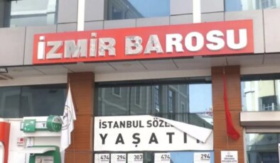 İzmir Barosu’ndan belediyeye yönelik operasyona tepki: ‘İzmir iradesine yönelen her türlü saldırı karşısında görevimizin başındayız’