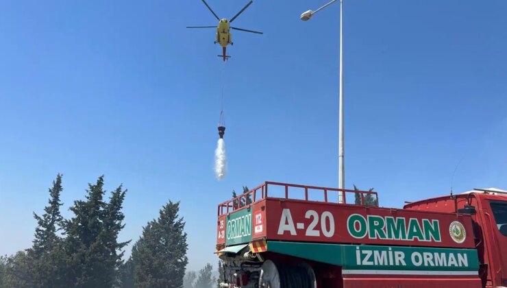 İzmir Buca’da orman yangını