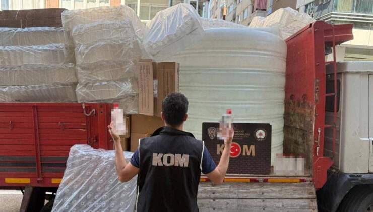 İzmir’de sahte alkol depolarına baskın: 5 ton ele geçirildi