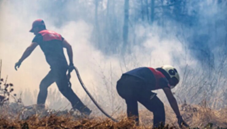 İzmir’in iki ilçesindeki yangınlar büyük ölçüde kontrol altında
