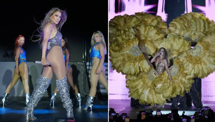 Jennifer Lopez, Antalya’da konser verip doğum gününü kutladı