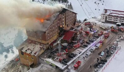 Kaçış anları tek tek ortaya çıktı! Kartalkaya’daki otel yangınında yeni görüntüler