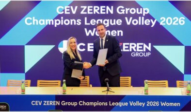 Kadınlar Şampiyonlar Ligi’nde CEV’in isim ortağı Zeren Group oldu