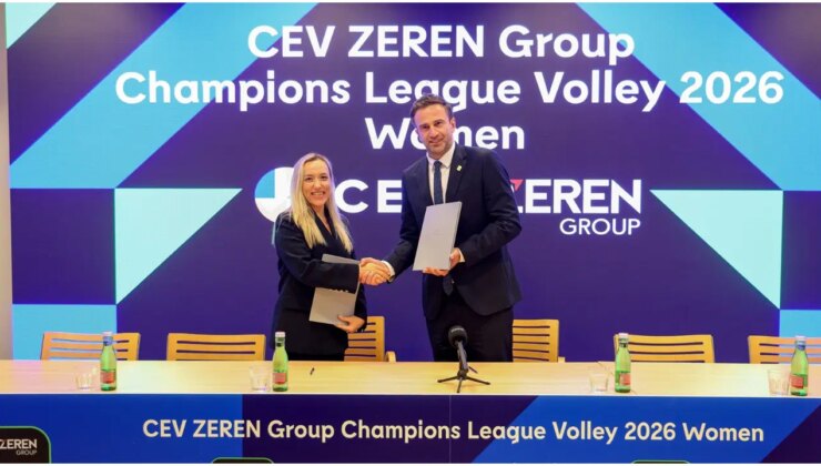 Kadınlar Şampiyonlar Ligi’nde CEV’in isim ortağı Zeren Group oldu