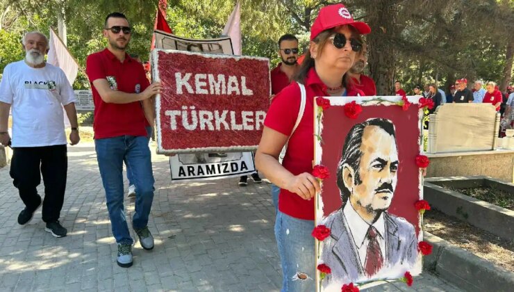 Katledilişinin 45’inci yılı… DİSK’in kurucu başkanı Kemal Türkler, mezarı başında anıldı!