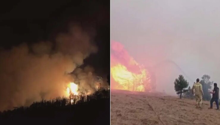 Konya’daki orman yangını ikinci gününde: Müdahale sürüyor!