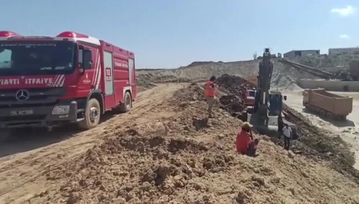 Kum ocağında göçükte kalan işçinin cansız bedenine ulaşıldı