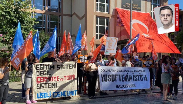 LGS skandalı İstanbul Milli Eğitim önünde protesto edildi: ‘Bir kuşağın emeğinin gaspı’