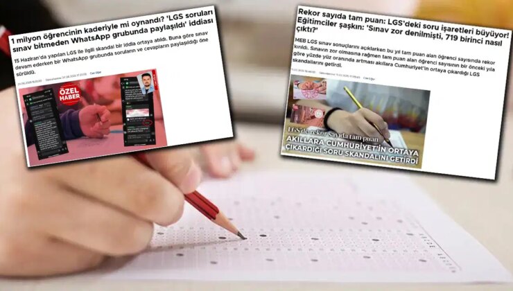 LGS’de şaibe iddialarını gündeme taşıyan Cumhuriyet Gazetesi Haber Müdürü Can Uğur’a soruşturma!