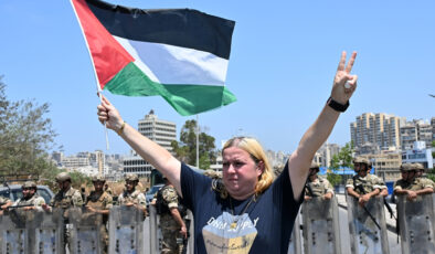 Lübnanlılardan Gazze’ye destek: Gösteri düzenlendi