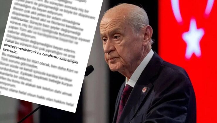 MHP’de ‘süreç’ istifası: ‘Artık kimseye verecek bir cevabımız kalmadı’