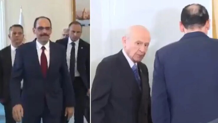 MİT Başkanı Kalın ile MHP lideri Bahçeli bir araya geldi