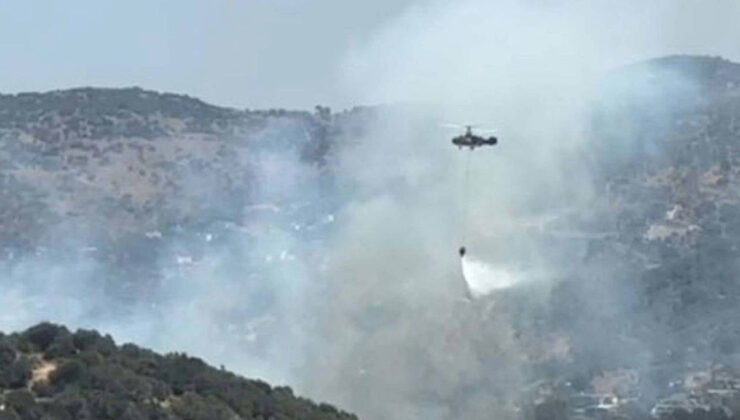 Muğla’da tarım arazisinde korkutan yangın!