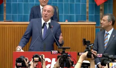 Muharrem İnce: ‘Şimdi CHP saflarını güçlendirme zamanıdır’