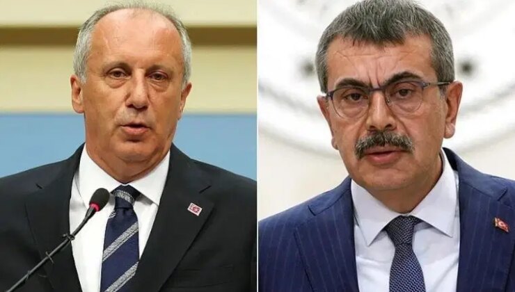 Muharrem İnce’den Yusuf Tekin’e: Önce okullara sabun koy