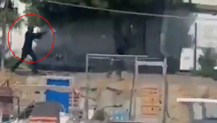 O anlar kamerada! İstanbul Küçükçekmece’de silah sesleri!