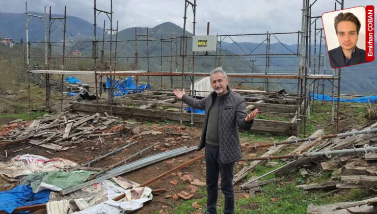 Ordu’da karadeniz fıkrası gibi olay: AKP’li belediye camiyi çaldığı gibi malzemeden de çalmış