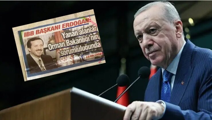 Orman yangınlarında topu büyükşehirlere atmıştı… AKP’li Cumhurbaşkanı Erdoğan’ın o sözleri ortaya çıktı