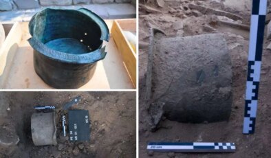 Pergamon’da yeni keşif: 1400 yıllık bronz kazan