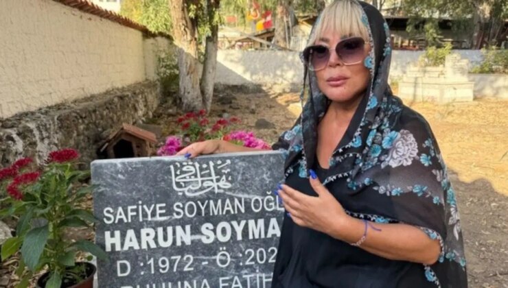 Safiye Soyman oğlu Harun’u ölümünün 1’inci yılında gözyaşlarına boğuldu