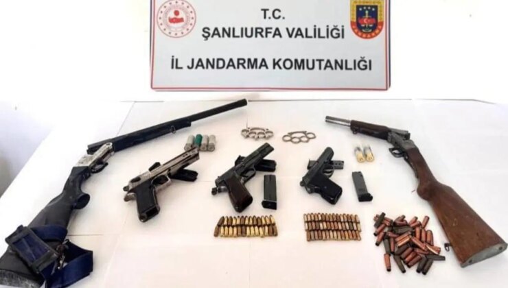 Şanlıurfa’da silah kaçakçılığı operasyonu: Çok sayıda gözaltı var!