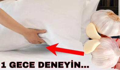 Sarımsak kokusuyla uyumanın faydası şaşırttı