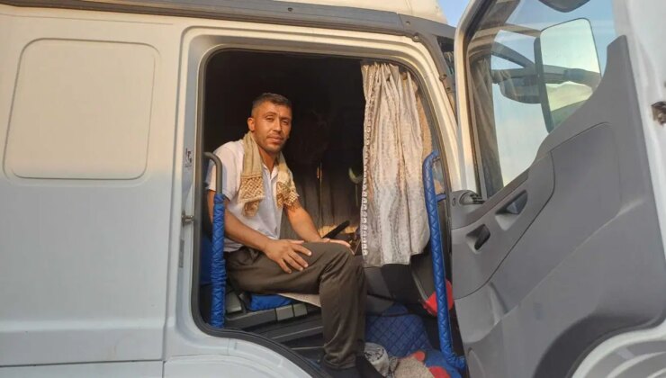 Silopi’de sıcaklık 49 dereceyi buldu: TIR şoförleri zor anlar yaşıyor