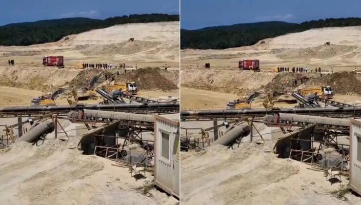 Son Dakika… Kum ocağında göçük! İşçileri kurtarma çalışması sürüyor