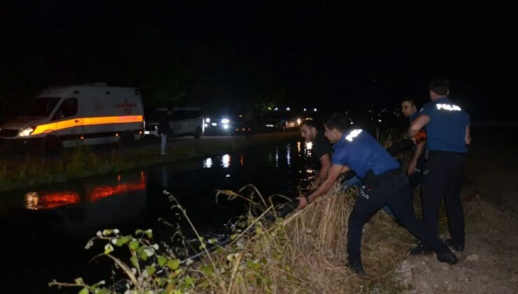 Sulama kanalına düşen gençten acı haber