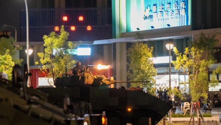 Tayvan’da savaş senaryosu: Tatbikatlar, başkent sokaklarında