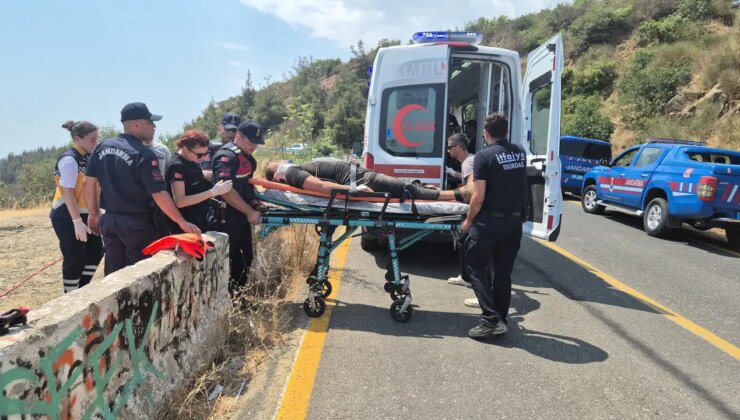 Tekirdağ’da uçurumdan düşen yaralı genç bulundu