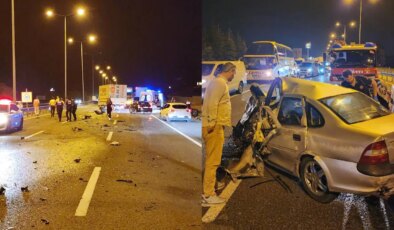 Ters yöne girdi, karşı yönden gelen otomobille çarpıştı: Can kayıpları var!