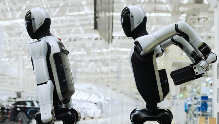 Tesla’nın rakibi Çinli insansı robot kendi pillerini değiştirebiliyor