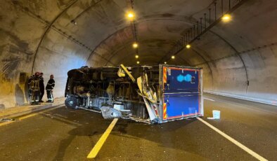Tünelde feci kaza… Yaralılar var!