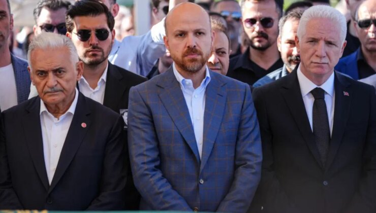 Yiğit Bulut’un cenazesinde dikkat çeken görüntü: Bilal Erdoğan, Egemen Bağış ile tokalaşmadı