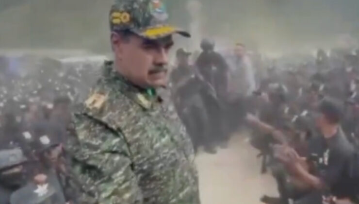 ABD bölgede savaş gemisi konuşlandırmıştı: Venezuela Başkanı Maduro’dan güç gösterisi