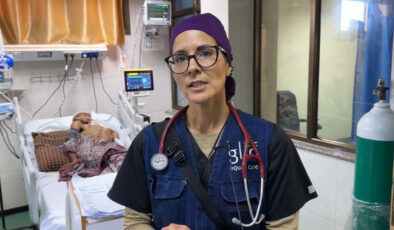 ABD’li hemşire Gazze’den çağrı yaptı: Kendi gözünüzle görün