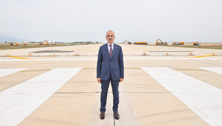 Abdulkadir Uraloğlu: Hatay Havalimanı’nın birinci etap çalışmalarında sona gelindi