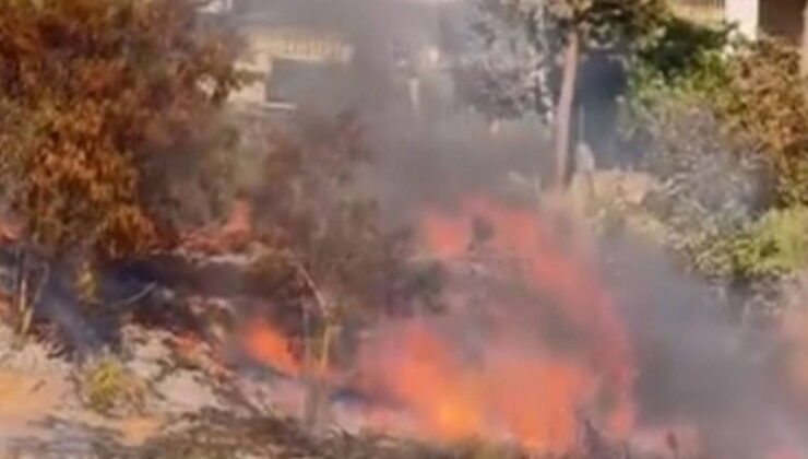 Adana’da mahalleliyi tedirgin eden yangın; bazı evler tahliye edildi